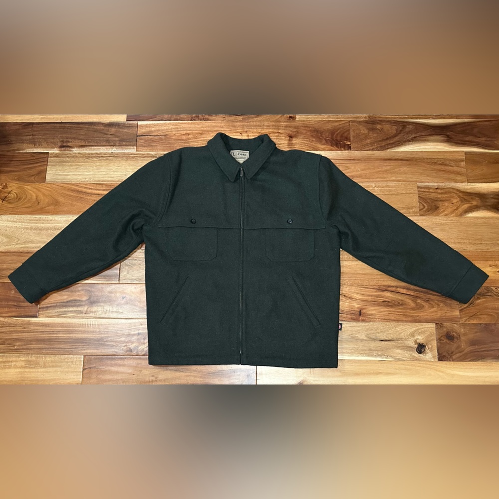LL Bean Wool Jac Shirt XL.